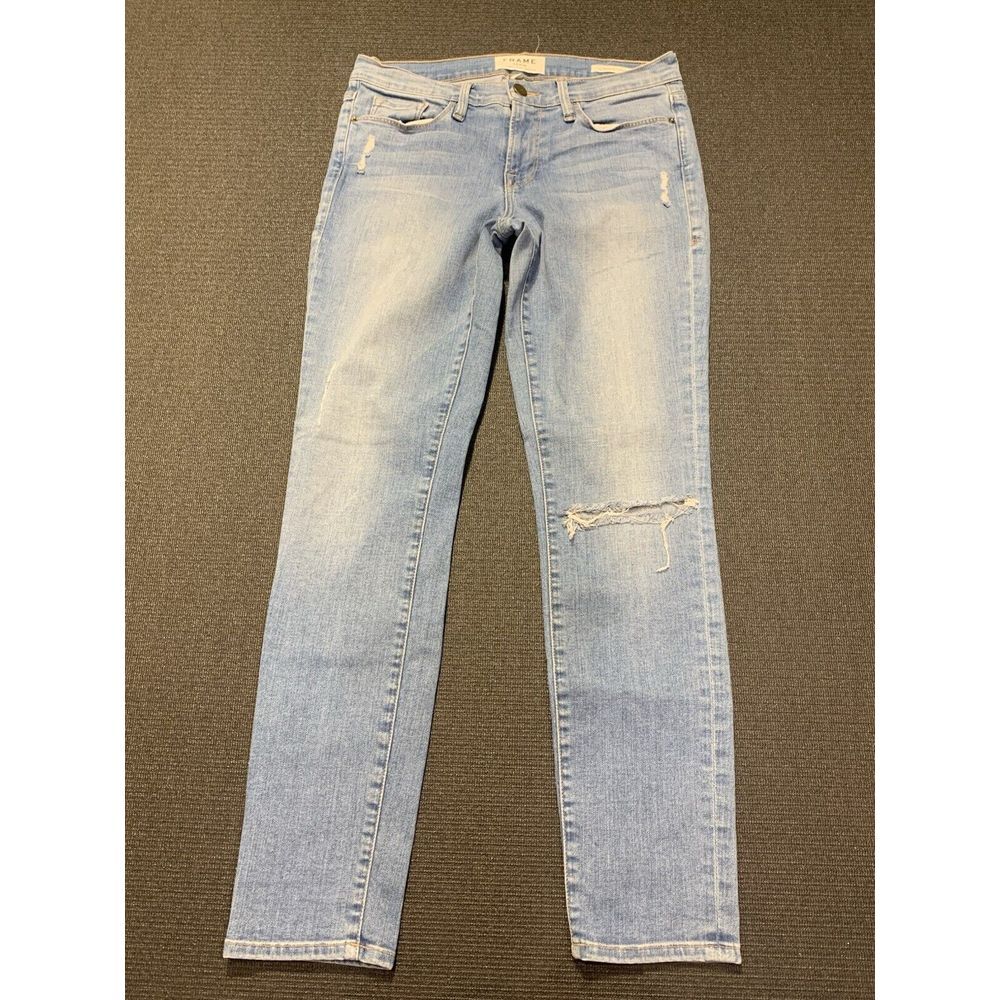 Frame Denim Le Skinny De Jeanna Crop Jeans Size 28‎
